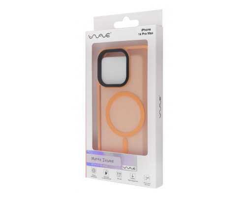 Чохол WAVE Matte Insane Case with Magnetic Ring iPhone 14 Pro Max orange