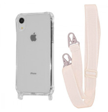 Чохол WAVE Clear Case with Strap iPhone Xr transparent