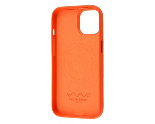 Чохол WAVE Premium Leather Edition Case with Magnetic Ring iPhone 15 midnight 2001001446178