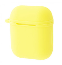 Чохол Silicone Shock-proof case for Airpods 1/2 yellow 2001000431588