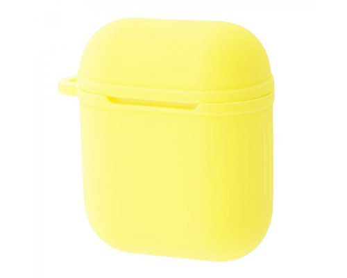 Чохол Silicone Shock-proof case for Airpods 1/2 yellow 2001000431588