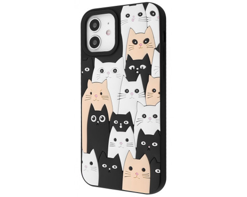 Чохол WAVE Doodle Case iPhone 12/12 Pro cats 2003000242874