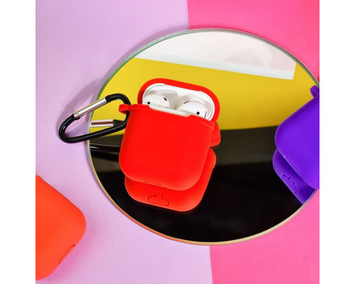 Чохол Silicone Shock-proof case for Airpods 1/2 white