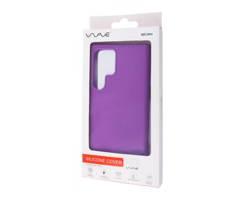 Чохол WAVE Full Silicone Cover Samsung Galaxy S22 Ultra light purple