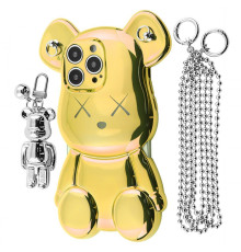 Чохол Teddy Bear Case with Strap iPhone 15 Pro Max gold 2001001958497