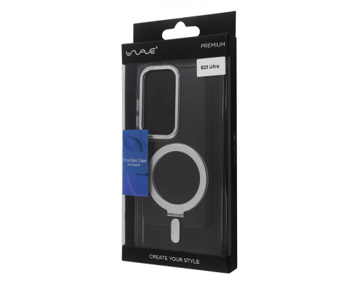 Чохол WAVE Attraction Case with Magnetic Ring Samsung Galaxy S23 Ultra black 2001001044107