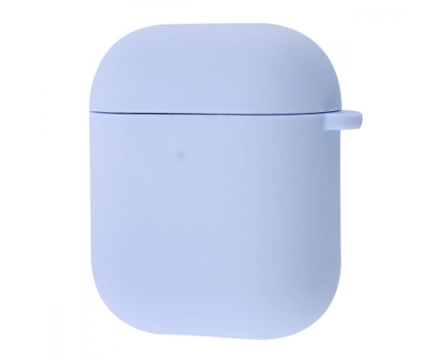 Чохол Silicone Case Full for AirPods 1/2 lilac cream