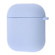 Чохол Silicone Case Full for AirPods 1/2 lilac cream