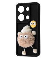 Чохол Pretty Things Case Xiaomi Redmi Note 13 Pro 4G/Poco M6 Pro 4G black/fluffy white