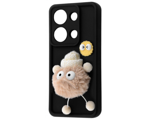 Чохол Pretty Things Case Xiaomi Redmi Note 13 Pro 4G/Poco M6 Pro 4G black/fluffy white