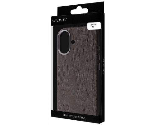 Чохол WAVE Khaki Case with Magnetic Ring iPhone 16 gray