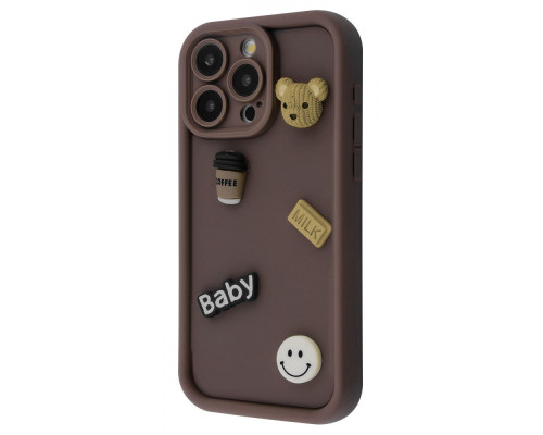 Чохол Pretty Things Case iPhone 13 Pro brown/bear