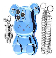 Чохол Teddy Bear Case with Strap iPhone 14 Pro sierra blue 2001001958398