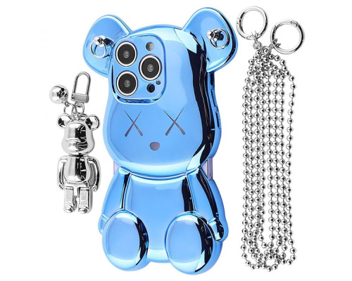 Чохол Teddy Bear Case with Strap iPhone 14 Pro sierra blue 2001001958398