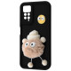 Чохол Pretty Things Case Xiaomi Redmi Note 11 4G/Redmi Note 11S black/fluffy white