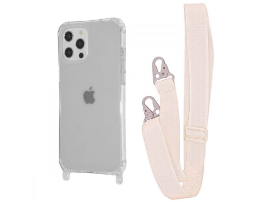 Чохол WAVE Clear Case with Strap iPhone 12 Pro Max transparent