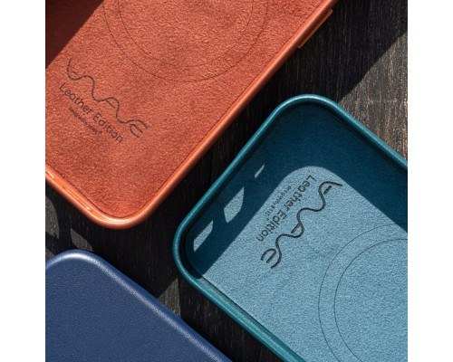 Чохол WAVE Premium Leather Edition Case with Magnetic Ring iPhone 14 ink 2001000588572