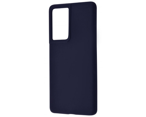 Чохол WAVE Full Silicone Cover Samsung Galaxy S21 Ultra (G998B) midnight blue