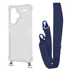 Чохол WAVE Clear Case with Strap Xiaomi Redmi Note 13 Pro+ midnight blue 2001001905897