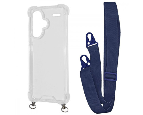 Чохол WAVE Clear Case with Strap Xiaomi Redmi Note 13 Pro+ midnight blue 2001001905897