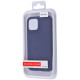 Чохол WAVE Full Silicone Cover iPhone 11 Pro dark bue