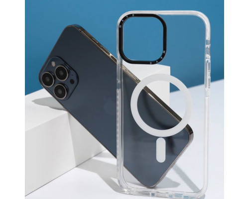 Чохол WAVE Clear Case Side with Magnetic Ring iPhone 14 Pro Max white