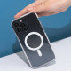 Чохол WAVE Clear Case Side with Magnetic Ring iPhone 14 Pro Max white