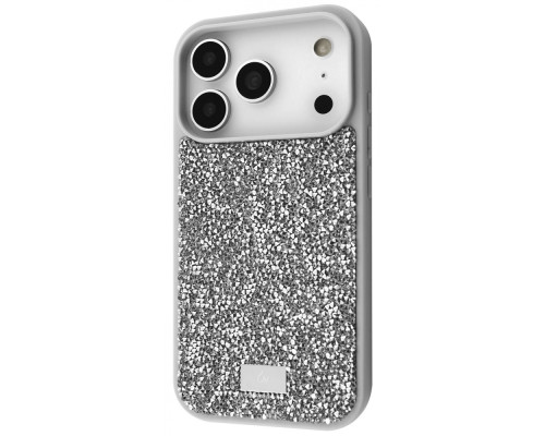Чохол Bling World Rock Diamond (TPU) iPhone 17 Pro silver 2003000275810