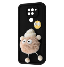 Чохол Pretty Things Case Xiaomi Redmi Note 9 black/fluffy white