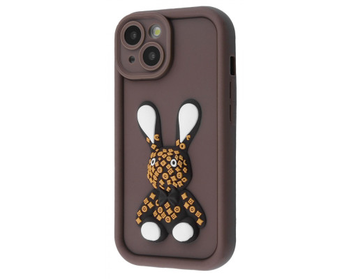 Чохол Pretty Things Case iPhone 14 brown/rabbit