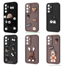 Чохол Pretty Things Case Samsung Galaxy A55 brown/fluffy white