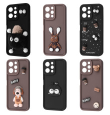 Чохол Pretty Things Case Xiaomi Redmi 12 4G brown/fluffy white