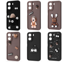 Чохол Pretty Things Case Xiaomi Redmi 13C 4G/Poco C65 brown/fluffy white 2003000225396