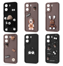 Чохол Pretty Things Case Xiaomi Redmi 13C 4G/Poco C65 brown/fluffy white 2003000225396
