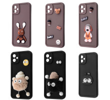 Чохол Pretty Things Case Samsung Galaxy A06 brown/fluffy white 2003000225297