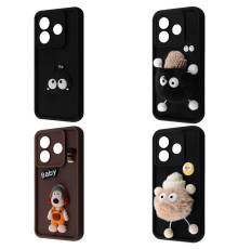 Чохол Pretty Things Case Xiaomi Redmi Note 14 5G brown/fluffy white