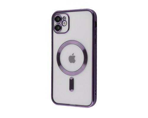 Чохол Metal Matte Case with Magnetic Ring iPhone 11 deep purple 2001001777746