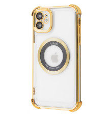 Чохол Glossy Case with Magnetic Ring iPhone 12 gold