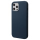 Чохол WAVE Premium Leather Edition Case with Magnetic Ring iPhone 12 Pro Max baltic blue 2001000817382