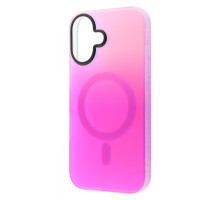 Чохол WAVE Matte Gradient Colors with Magnetic Ring iPhone 16 pink/purple