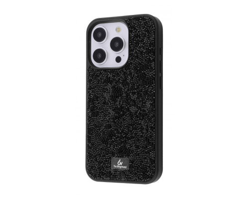 Чохол Bling World Rock Diamond (TPU) iPhone 15 Pro black titanium
