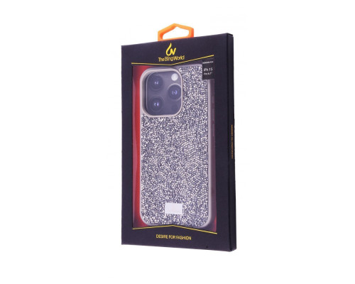 Чохол Bling World Rock Diamond (TPU) iPhone 15 Pro black titanium