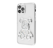 Чохол Shining Bear Case iPhone 12 Pro Max silver 2001000918560