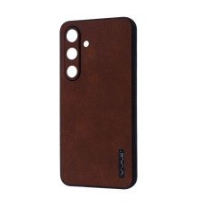 Чохол WAVE Leather Case Samsung Galaxy S24 dark brown
