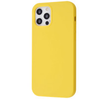 Чохол WAVE Full Silicone Cover iPhone 12/12 Pro yellow