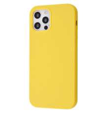 Чохол WAVE Full Silicone Cover iPhone 12/12 Pro yellow