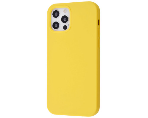 Чохол WAVE Full Silicone Cover iPhone 12/12 Pro yellow