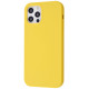 Чохол WAVE Full Silicone Cover iPhone 12/12 Pro yellow