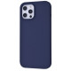 Чохол WAVE Full Silicone Cover iPhone 12/12 Pro dark blue