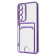 Чохол WAVE Metal Pocket Case Samsung Galaxy S24 Plus purple